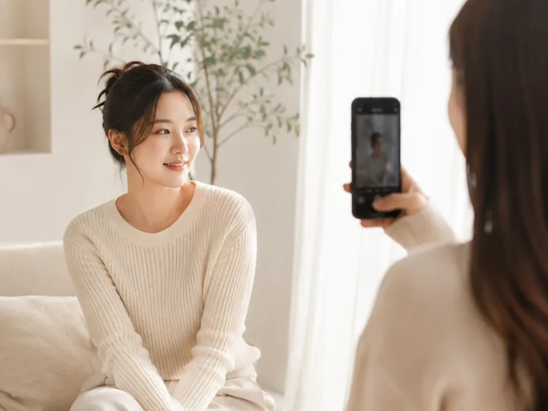 얼굴 사진 몇 장,
그거면 충분해요.